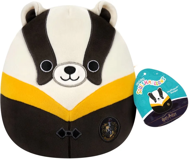 Warner Bros - Little Plush 20cm Harry Potter Hufflepuff Badger School Uniform från Squishmallows i Flerfärgad – produktbild
