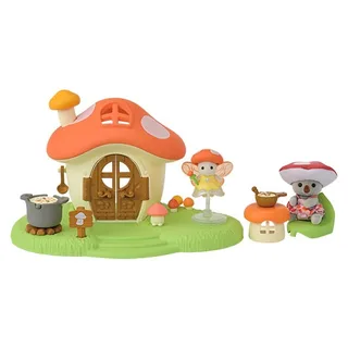 5859 Feen Pilzhaus mit Figuren fra Sylvanian Families – produktbillede 1 af 4