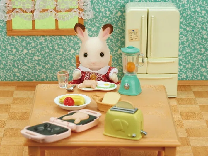 5444 Frühstücks-Set mit Toaster de Sylvanian Families – photo d’ambiance 4 sur 4