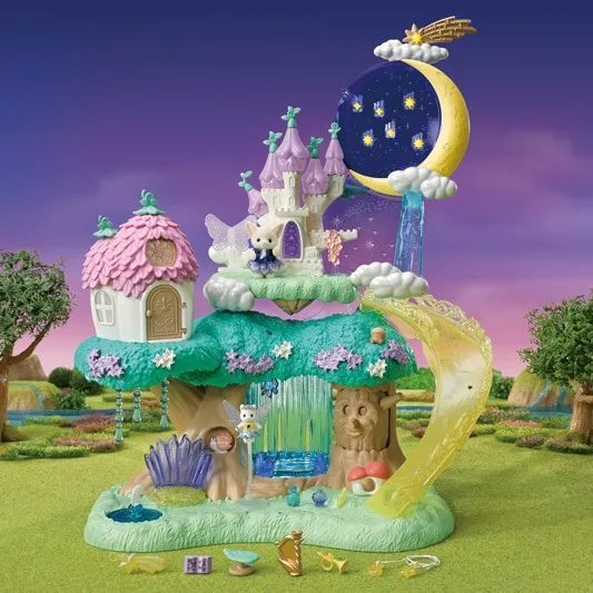 5857 Funkelndes Waldfeenschloss fra Sylvanian Families – miljøbillede 3 af 4