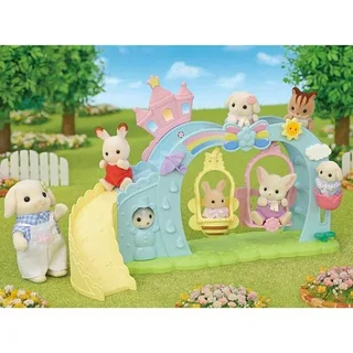 5745 Erlebniskindergarten Schaukel mit Figur fra Sylvanian Families – miljøbillede 4 af 4