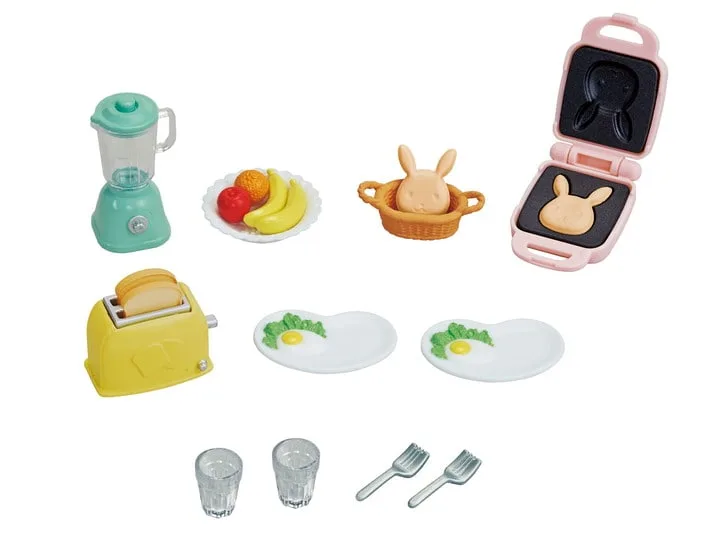 5444 Frühstücks-Set mit Toaster de Sylvanian Families – photo du produit 1 sur 4