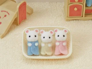 5337 Marshmallow Mäuse Drillinge fra Sylvanian Families – miljøbillede 3 af 3