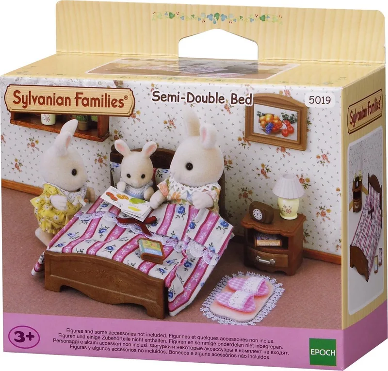 5019 twijfelaar-bed-poppenhuisinrichting by Sylvanian Families in Multi colour – product photo