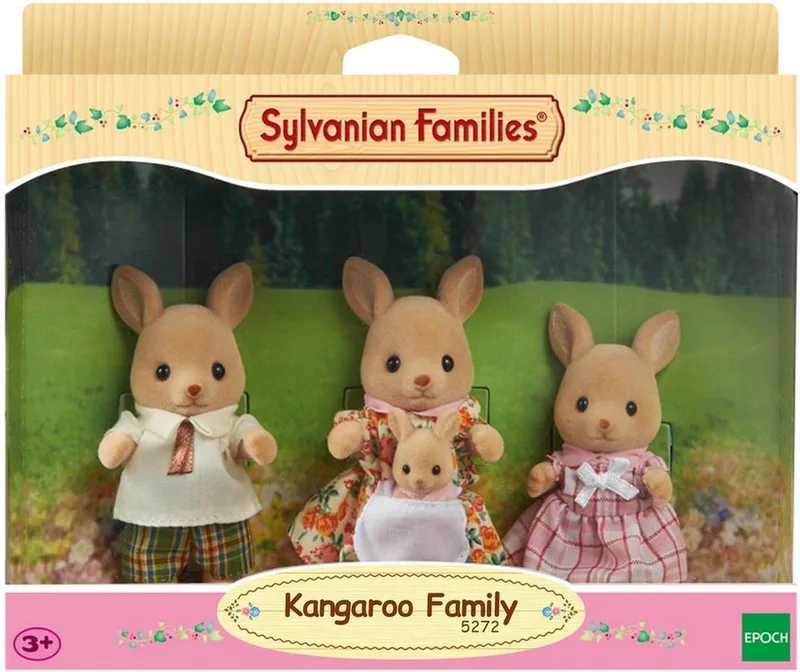 5272 familie kangoeroe-fluweelzachte speelfiguren by Sylvanian Families in Multi colour – product photo