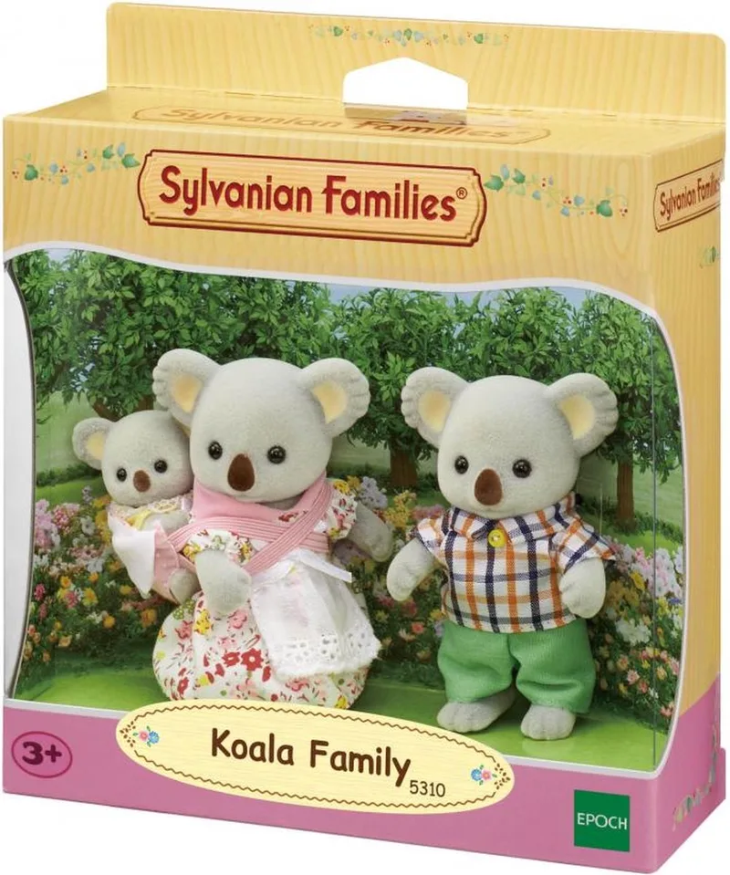 5310 familie koala-fluweelzachte speelfiguren från Sylvanian Families i Multi colour – produktbild