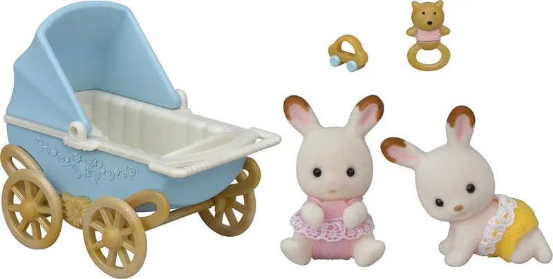 5432 set tweeling chocoladekonijn från Sylvanian Families i Multi – produktbild