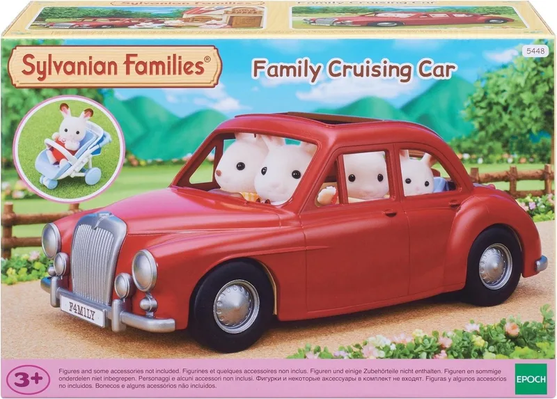 5448 familie auto från Sylvanian Families i Rood – produktbild