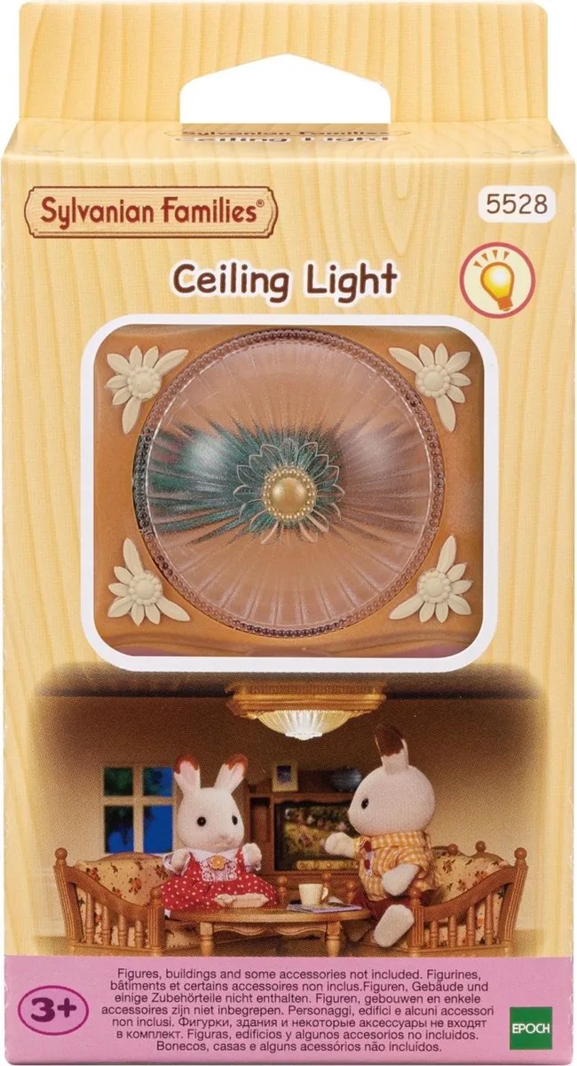5528 plafondlamp- geschikt voor 5303startershuis en 5302 grote landhuis met verlichting by Sylvanian Families in Meerkleurig – product photo