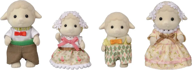 5619 Schapen Familie-fluweelzachte speelfiguren från Sylvanian Families i Overig – produktbild