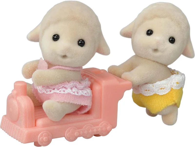 5621 Tweeling Schaap-fluweelzachte speelfiguren by Sylvanian Families in Multi colour – product photo
