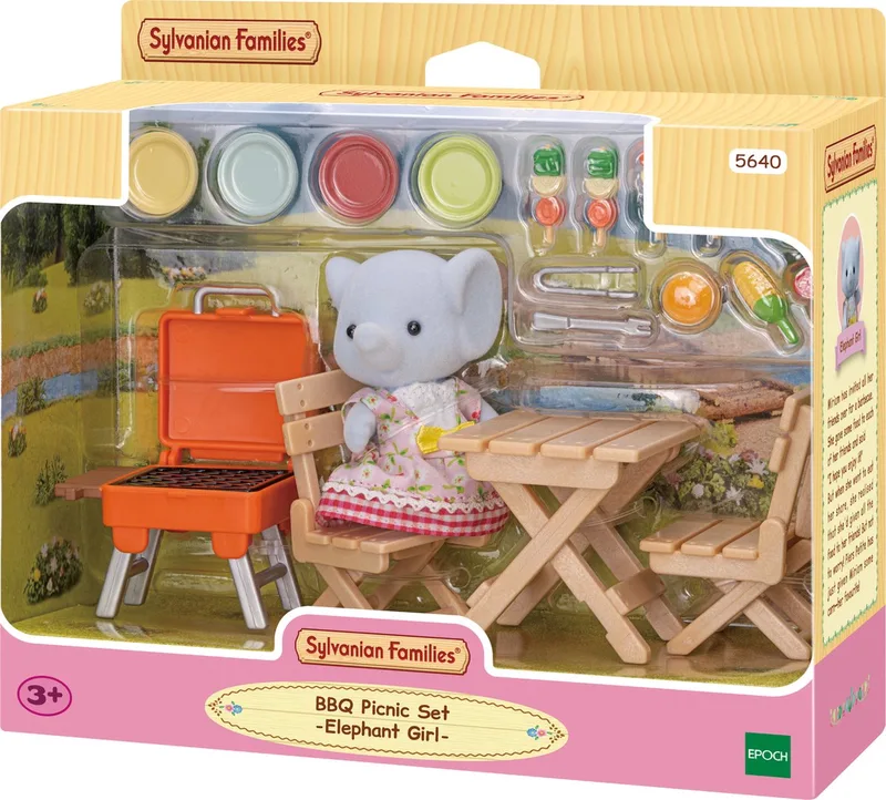 5640 BBQ Picknickset -olifant meisje by Sylvanian Families in Overig – product photo