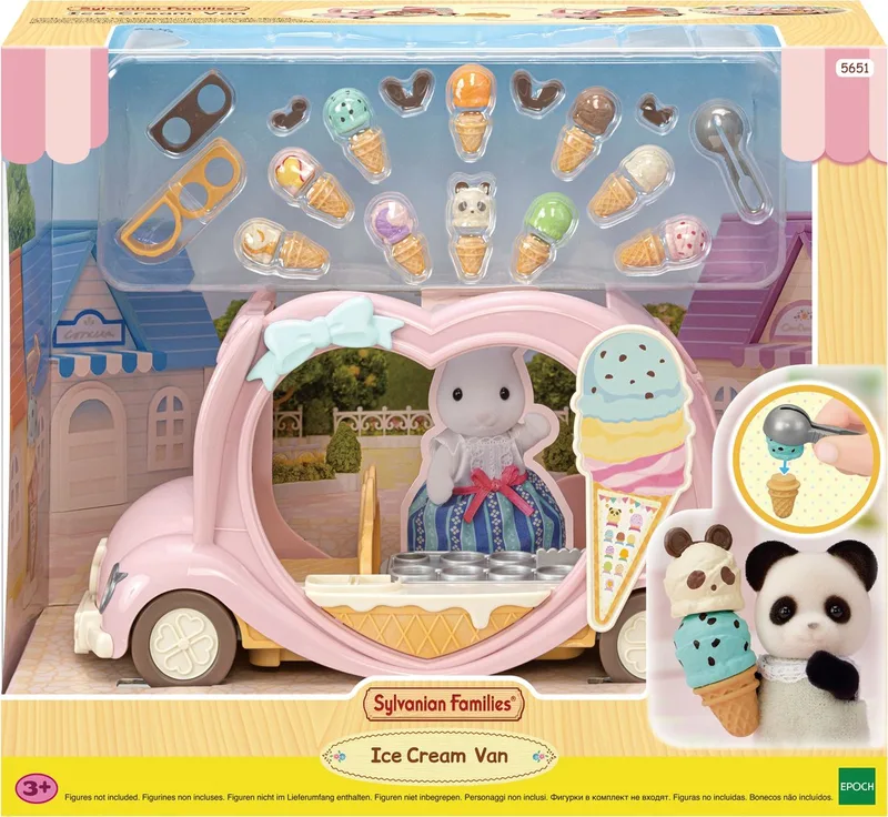 5651 ijskar - 25 onderdelen från Sylvanian Families i Multi colour – produktbild