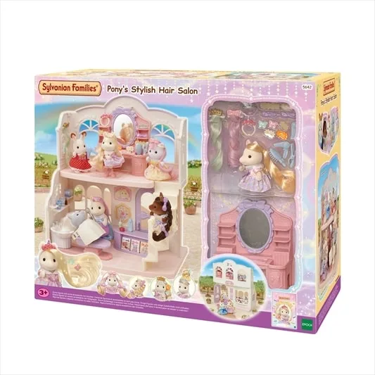 5642 Pony Friseursalon mit Figur fra Sylvanian Families – produktbillede 3 af 4