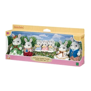 5863 Waldkaninchen Familie Festtagsset de Sylvanian Families – photo du produit 2 sur 2