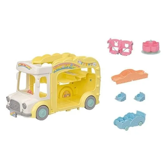 5744 Erlebniskindergarten Bus Regenbogen fra Sylvanian Families – produktbillede 3 af 4