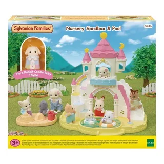 5746 "Erlebniskindergarten Sandkasten und Pool mit Figur" fra Sylvanian Families – produktbillede 2 af 4