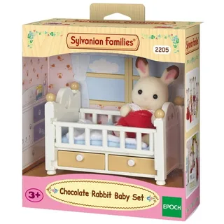 5017 Schokoladenhasen Baby mit Babybett de Sylvanian Families – photo du produit 2 sur 3