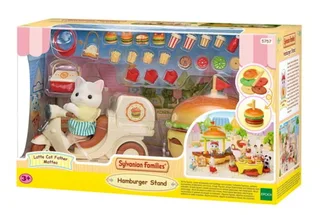 5757 Mobiler Hamburger Imbiss mit Figur fra Sylvanian Families – produktbillede 2 af 4