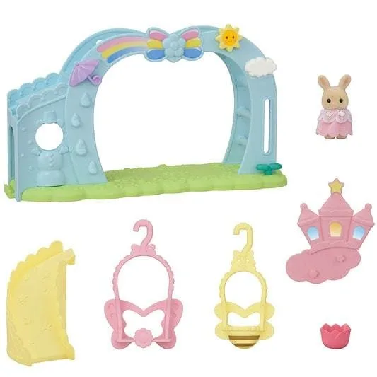 5745 Erlebniskindergarten Schaukel mit Figur fra Sylvanian Families – produktbillede 3 af 4
