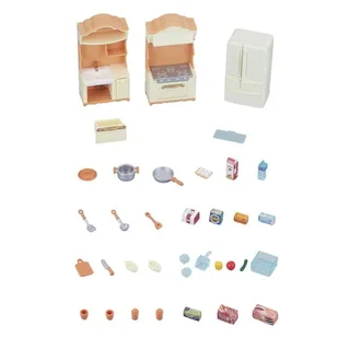 5341 Landhaus Küche mit Kühlschrank de Sylvanian Families – photo du produit 3 sur 4