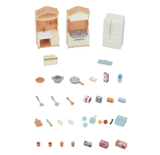 5341 Landhaus Küche mit Kühlschrank de Sylvanian Families – photo du produit 3 sur 4