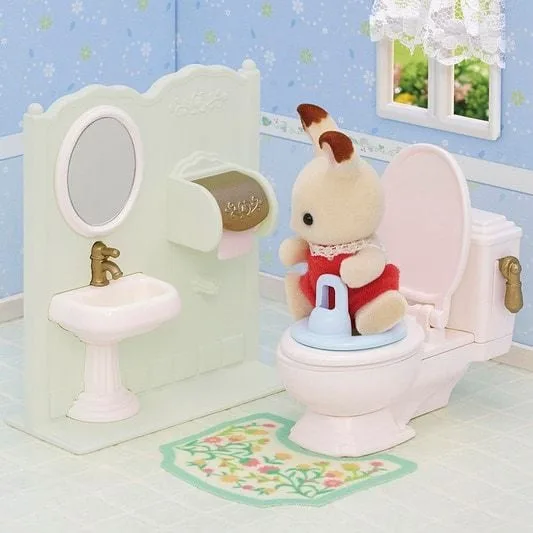 5740 Toiletten-Set de Sylvanian Families – photo d’ambiance 4 sur 4