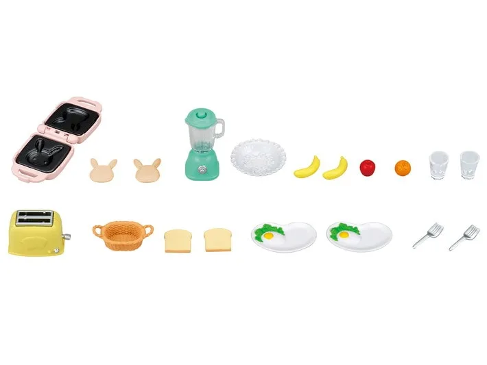 5444 Frühstücks-Set mit Toaster de Sylvanian Families – photo du produit 2 sur 4