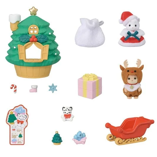 5822 Baby Santas Weihnachtshaus Spielset de Sylvanian Families – photo du produit 3 sur 4