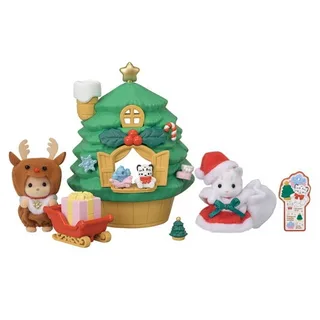 5822 Baby Santas Weihnachtshaus Spielset de Sylvanian Families – photo du produit 1 sur 4
