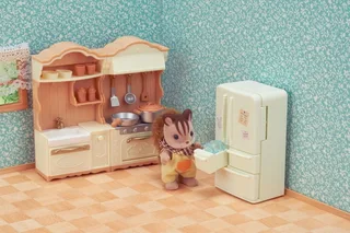 5341 Landhaus Küche mit Kühlschrank de Sylvanian Families – photo d’ambiance 4 sur 4