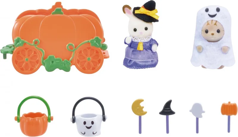 Families 5268 Halloweenset - Speelfigurenset by Sylvanian Families in Multicolour – product photo