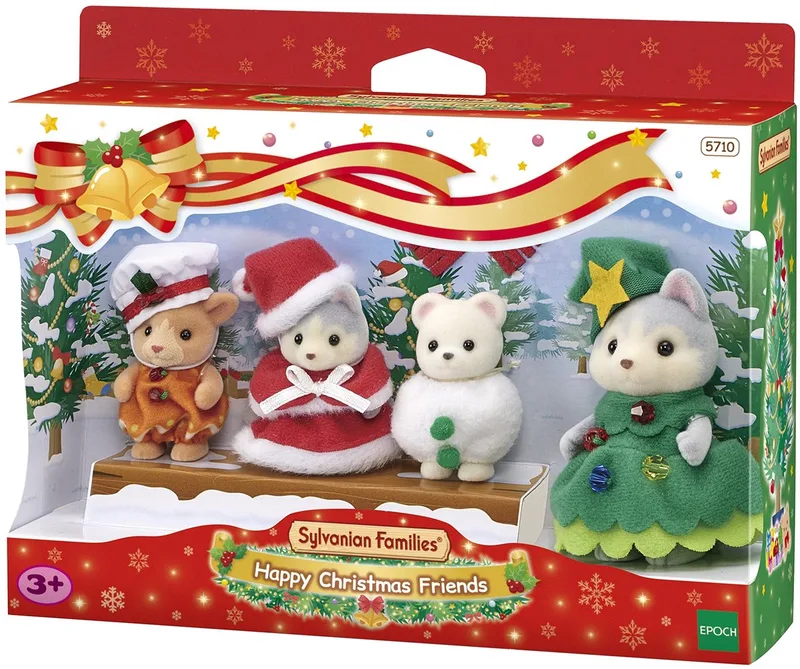 Families 5710 Vrolijke Kerstvrienden- speelset by Sylvanian Families in Multicolour – product photo