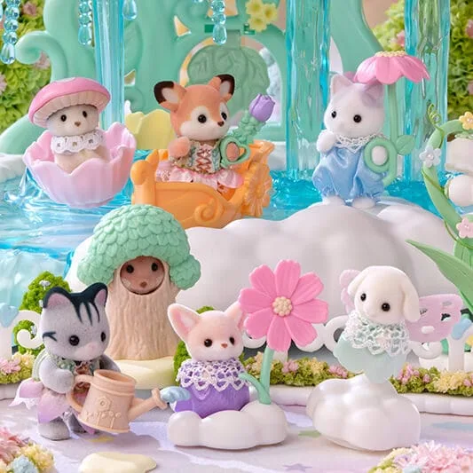 5823 Sammelfiguren Blumen Babyfreunde fra Sylvanian Families – miljøbillede 4 af 4