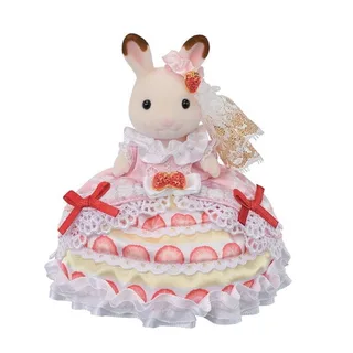 5847 40. Jubiläum: Freya im Erdbeer-Geburtstagskleid by Sylvanian Families – product photo 1 of 4