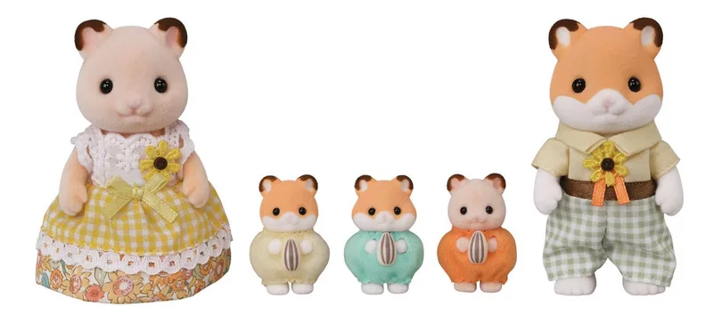 Spielfigur Hamster Familie fra Sylvanian Families i Bunt – produktbillede