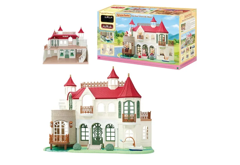 Spielwelt Villa am Fluss från Sylvanian Families i Bunt – produktbild