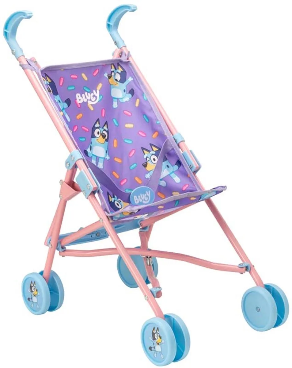 Bluey poppenwagen junior - speelgoed buggy voor poppen en rollenspel. by Teamsterz in Multicolour – product photo