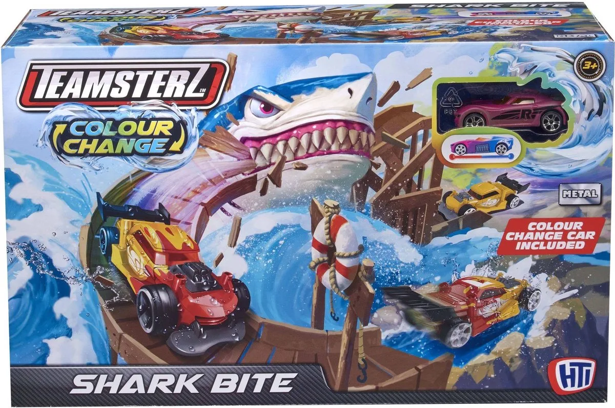 Colour Change Shark Bite Playset de Teamsterz en Multicolore – photo du produit