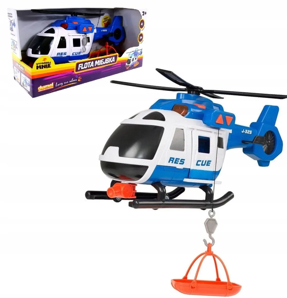 Light And Sound Rescue Helicopter (1416844) de Teamsterz en Noir – photo du produit