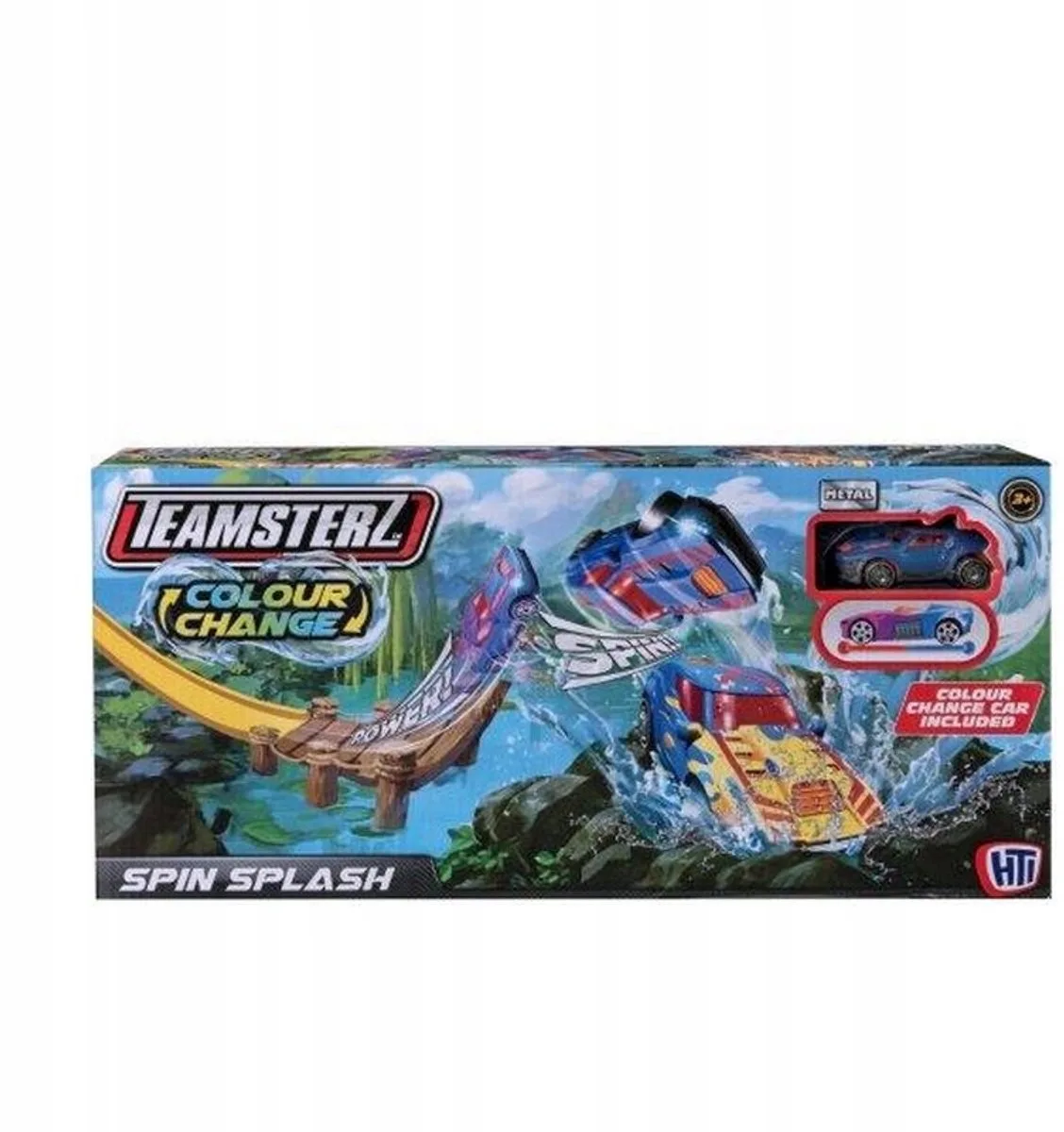 Racebaan met Kleurwisselende Auto de Teamsterz en Multicolore – photo du produit