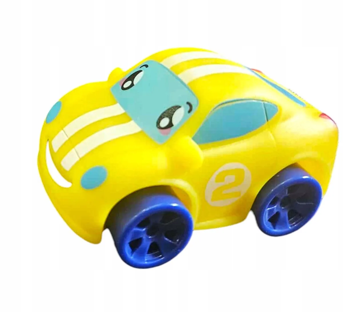 Tiny Auto Soft Touch - Veilig speelgoed voor 1-4 jaar de Teamsterz en Jaune – photo du produit