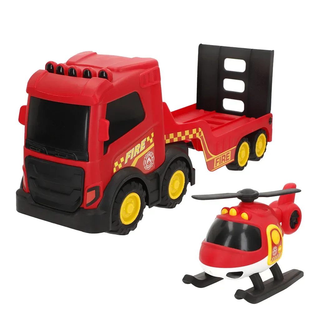 Camion De Pompiers With Helicopter 39484 de Teamsterz – photo du produit