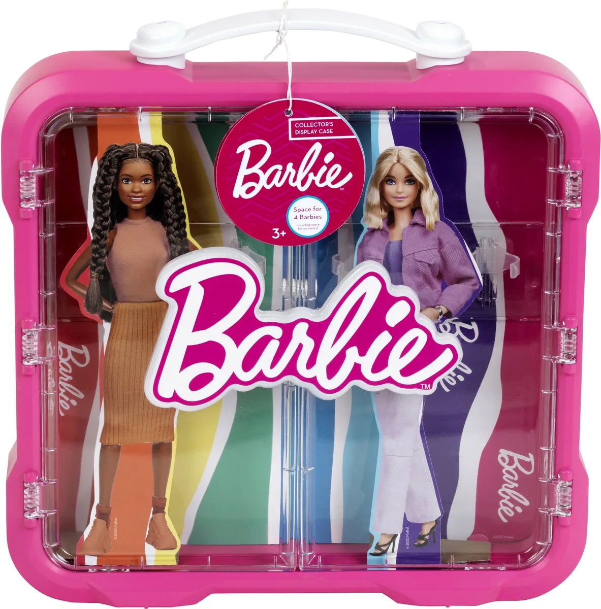 Barbie - display voor 4 barbies - incl. verlichting by Theo Klein in Pink – product photo