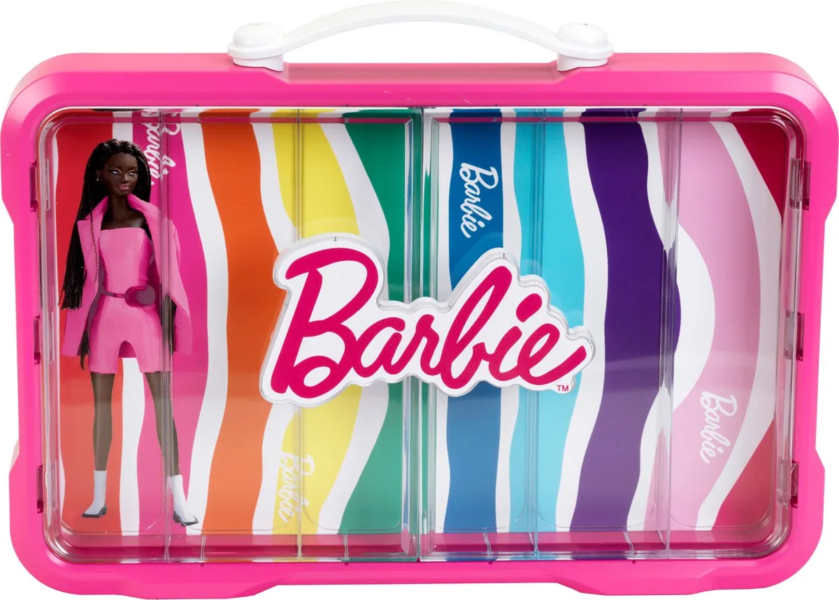 Barbie verzamelkoffer - 58x9,4x43 cm - barbie poppen niet inbegrepen by Theo Klein in Multicolour – product photo