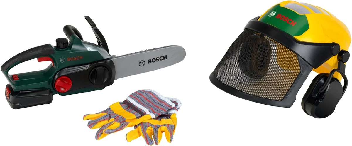 Bosch Bosarbeider-Set - 52.4x20x34.9 cm - licht- en geluidseffecten - geel från Theo Klein i Grön – produktbild
