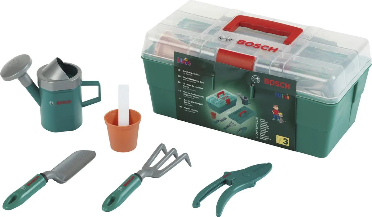 Set d'outils de jardinier avec 6 accessoires 2791 de Theo Klein en Vert – photo du produit