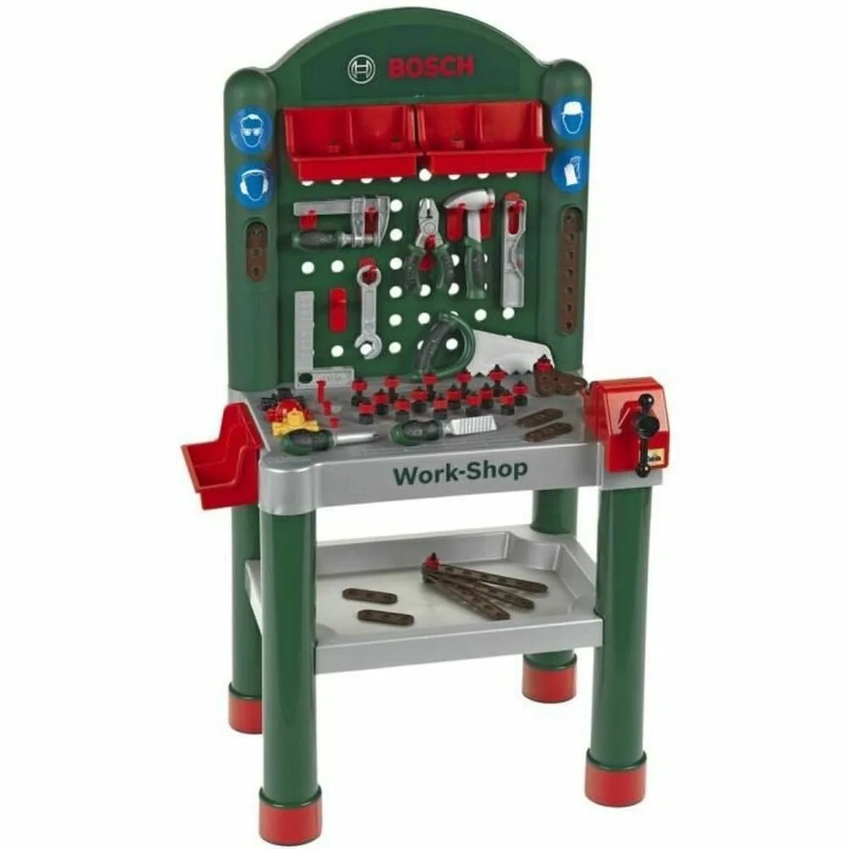 Bosch Workshop, Kinderwerkzeug von Theo Klein in Grün – Produktfoto