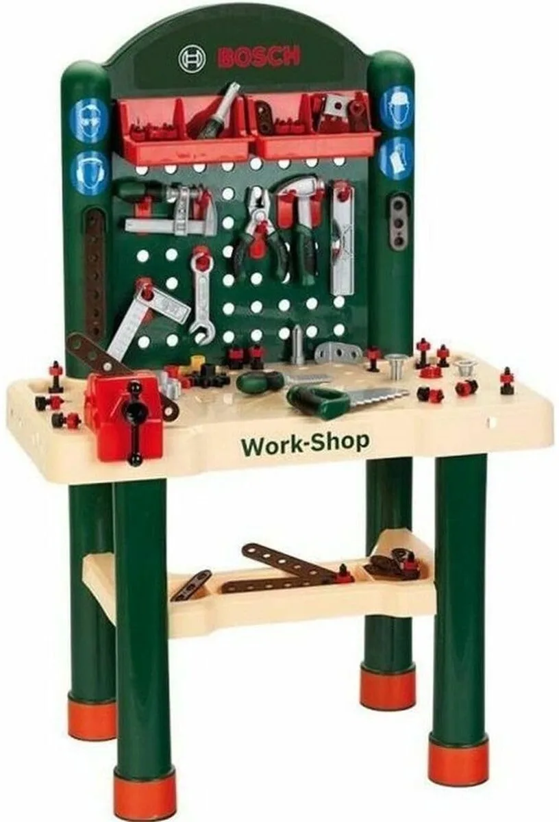 Bosch mini speelgoed gereedschapsset - 82 accessoires de Theo Klein en Multicolore – photo du produit