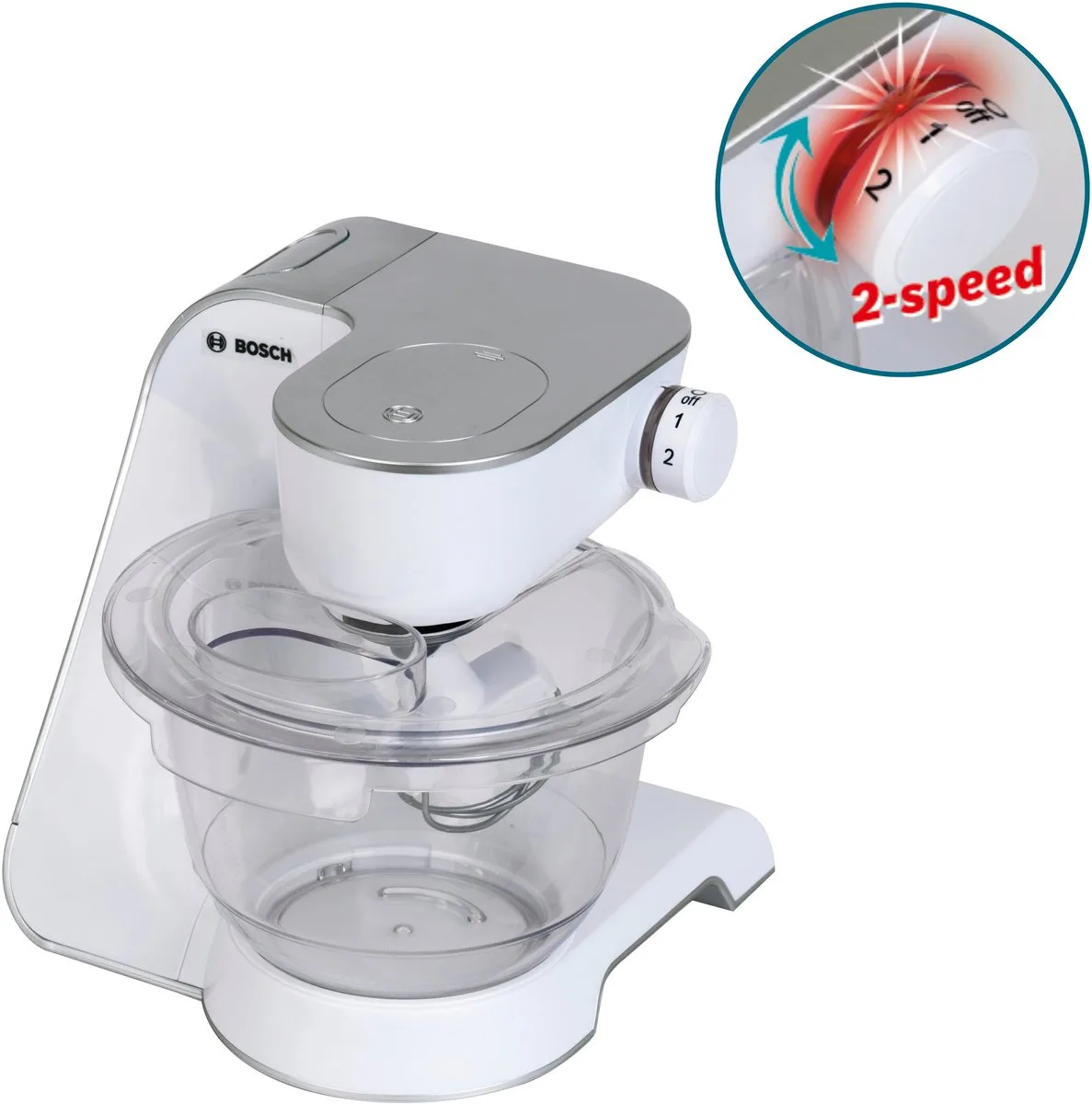 Bosch mini speelgoed keukenmachine van Theo Klein in Zilver – productfoto